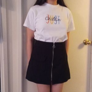 Alice + Olivia High Waist Mini Skirt